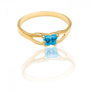10k Gold Ring - Blue