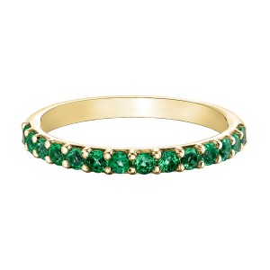 Created emerald Ladies Ring DX822