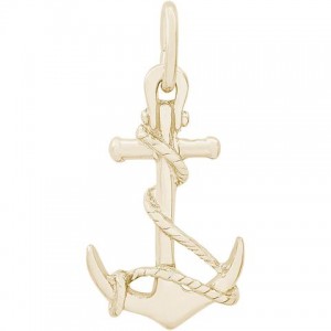 ANCHOR WITH ROPE CHARM 7844