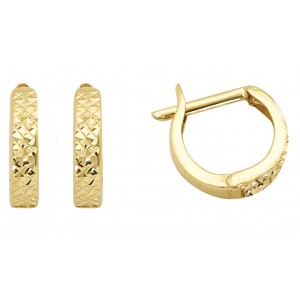 Gold Earrings 10kt, GO30-1