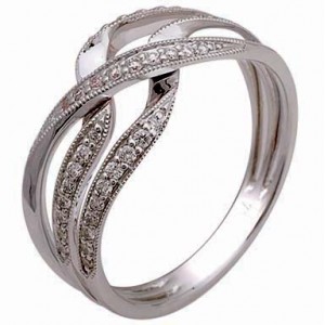 Diamond Ring14kt gold, LAM71-5W
