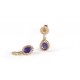 SILVER EARRING, COLOR STONES, CZ, OR.54-C