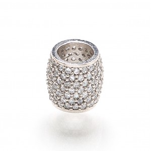 inSPire white gold charm (Compatible with Pandora)