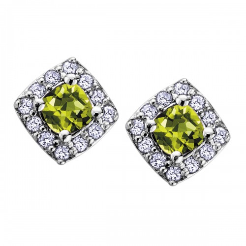 Birthstone & Diamond Earrings DX566PER