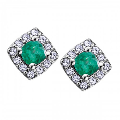 Birthstone & Diamond Earrings DX566EM