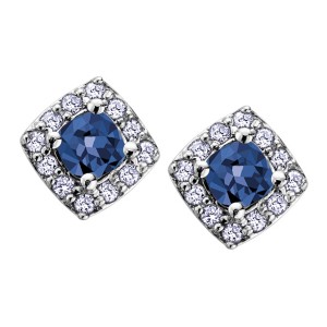 Birthstone & Diamond Earrings DX566SA
