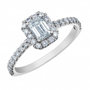 Diamond woman ring evolution 14kt LD109