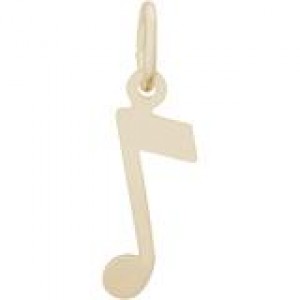 MUSIC NOTE ACCENT CHARM 5465