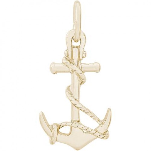 ANCHOR WITH ROPE CHARM 7844