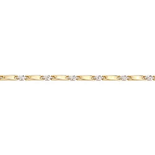 Gold bracelet 10kt,  AR60-33