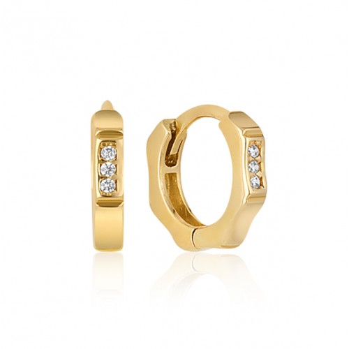 Gold Earrings 10kt, GO30-8