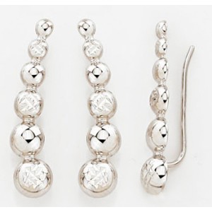 Silver Earrings, SI20-4